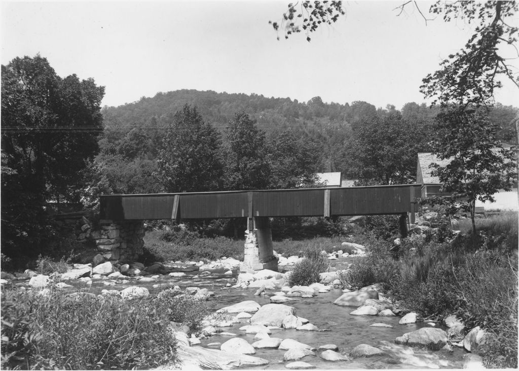 Miniature of Old bridge in Jamaica, Vt.