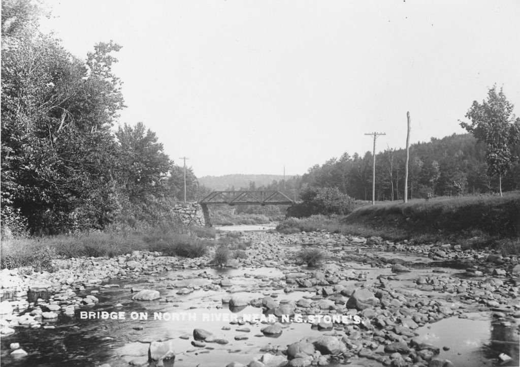 Miniature of Bridge on North River, Near N.G. Stone's