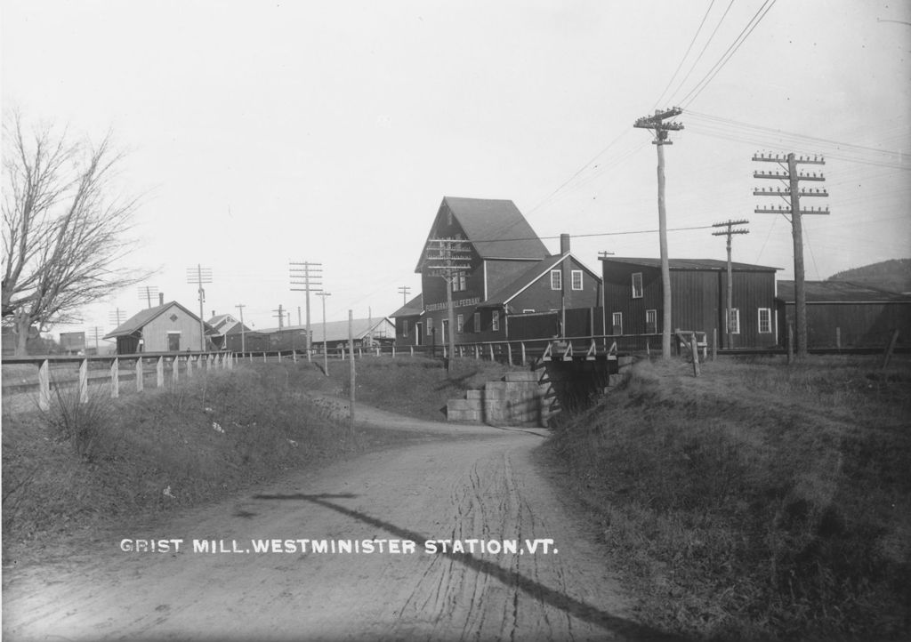Miniature of Grist Mill, Westminster Station, Vt.