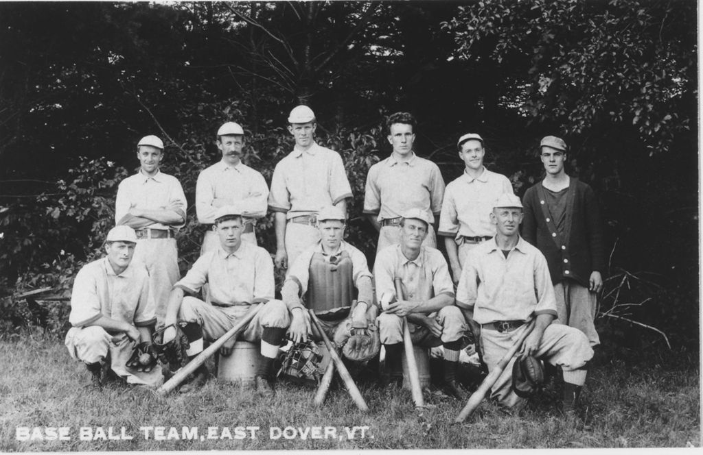 Miniature of Base Ball Team, East Dover, Vt.