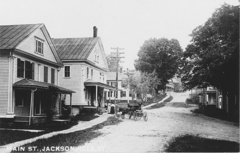 Miniature of Main Street, Jacksonville, Vt.