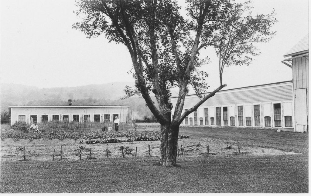 Miniature of Large garden next to a factory building in Windham County,Vermont