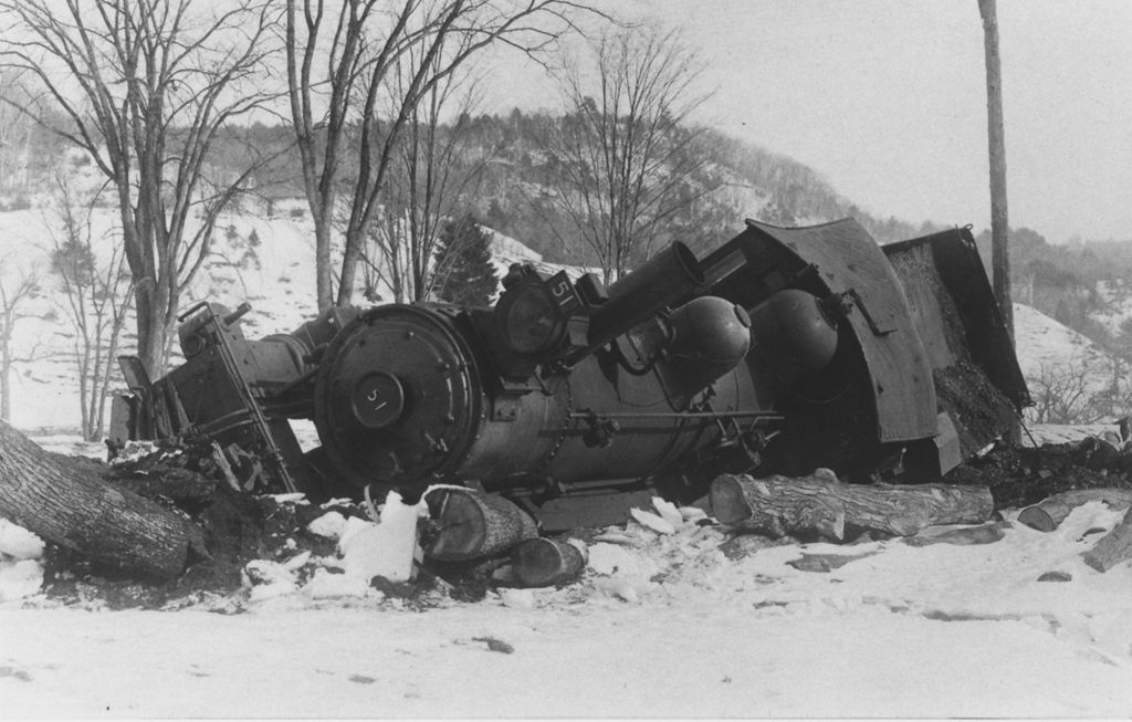 Miniature of Train wreck in Townshend, Vt.