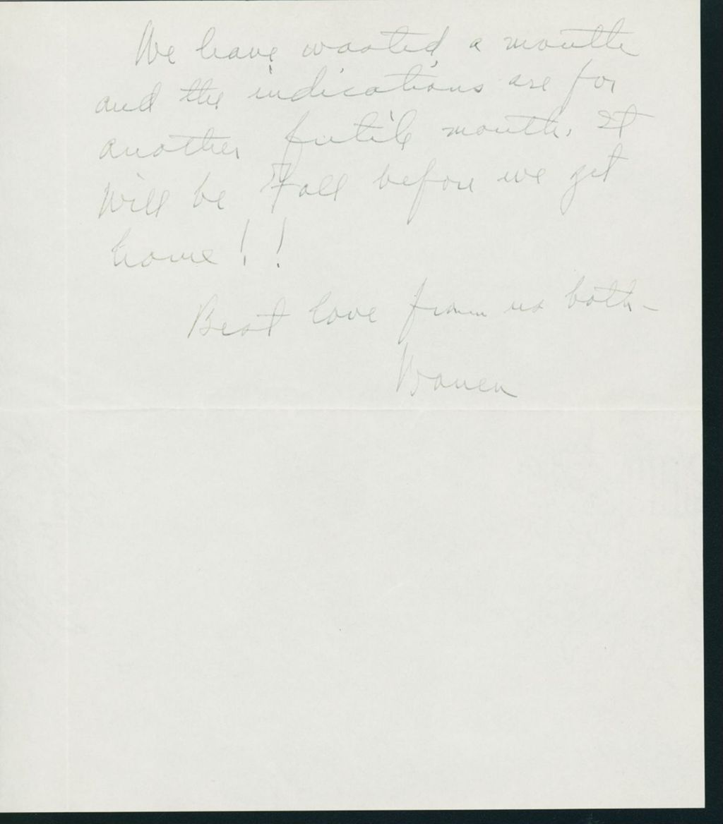 Miniature of Letter to Mrs. C.G. (Ann) Austin, April 30, 1934