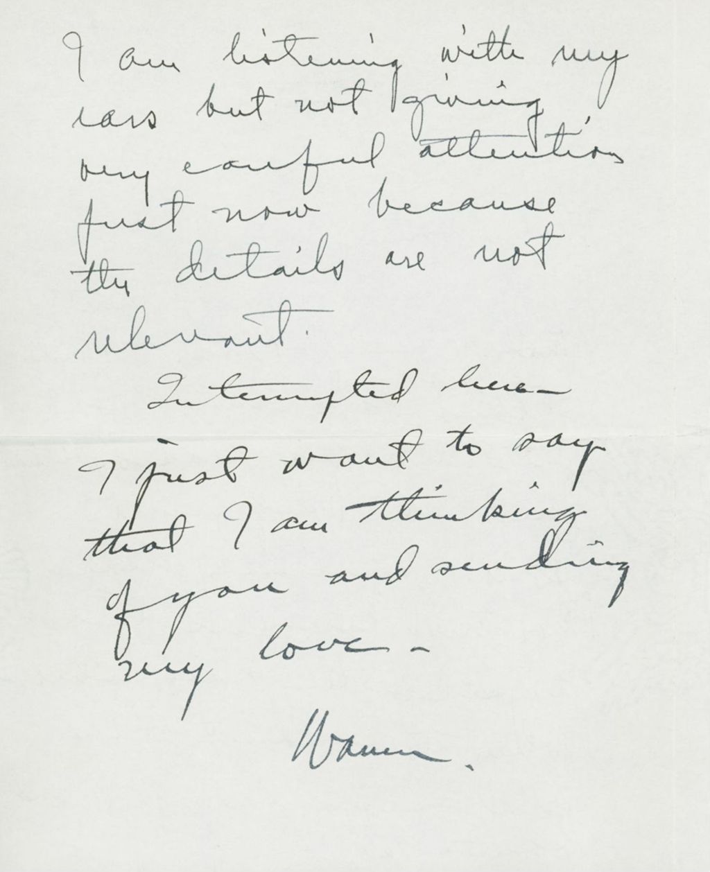 Miniature of Letter to Mrs. C.G. (Ann) Austin, April 7, 1936