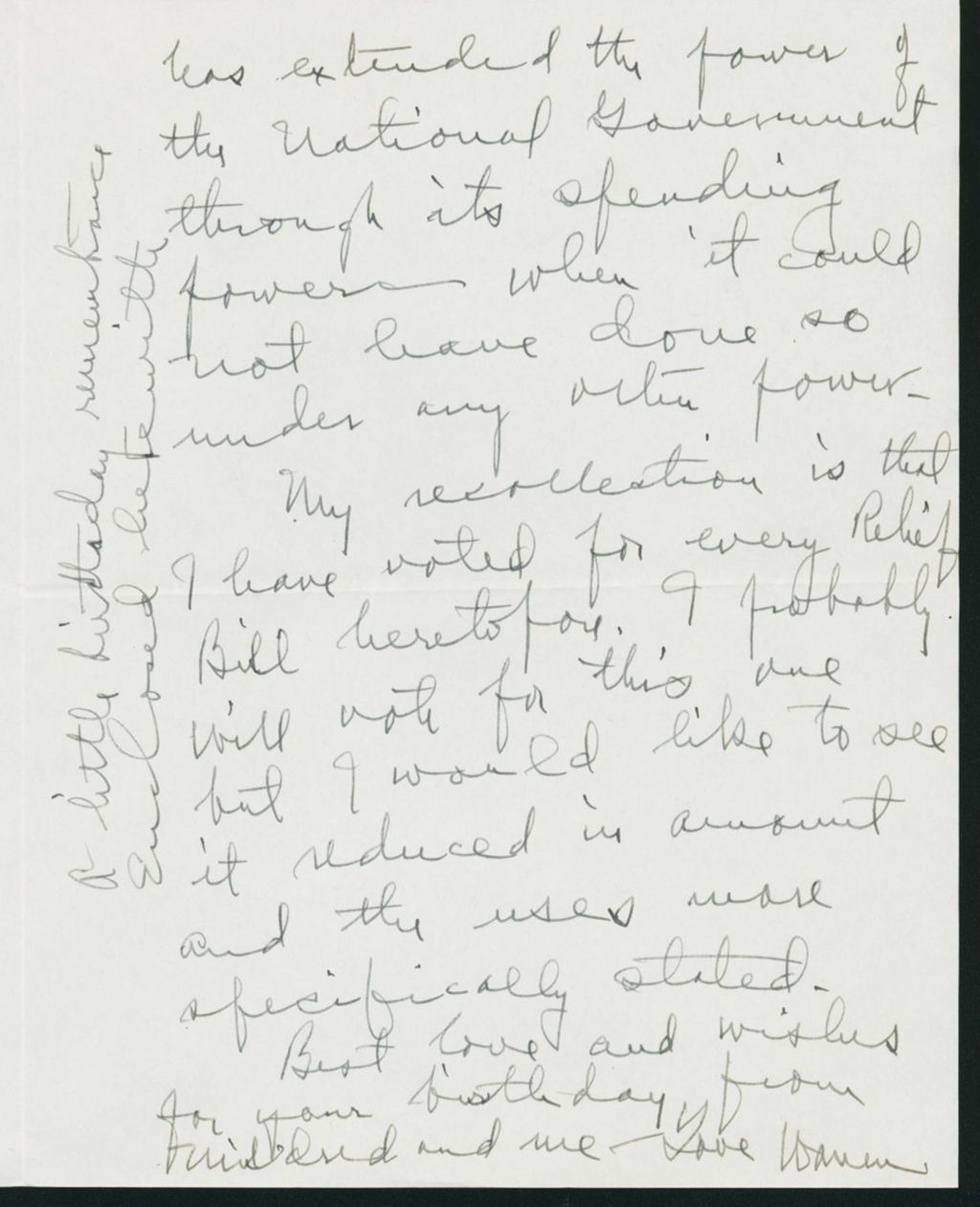 Miniature of Letter to Mrs. C.G. (Ann) Austin, June 15, 1937