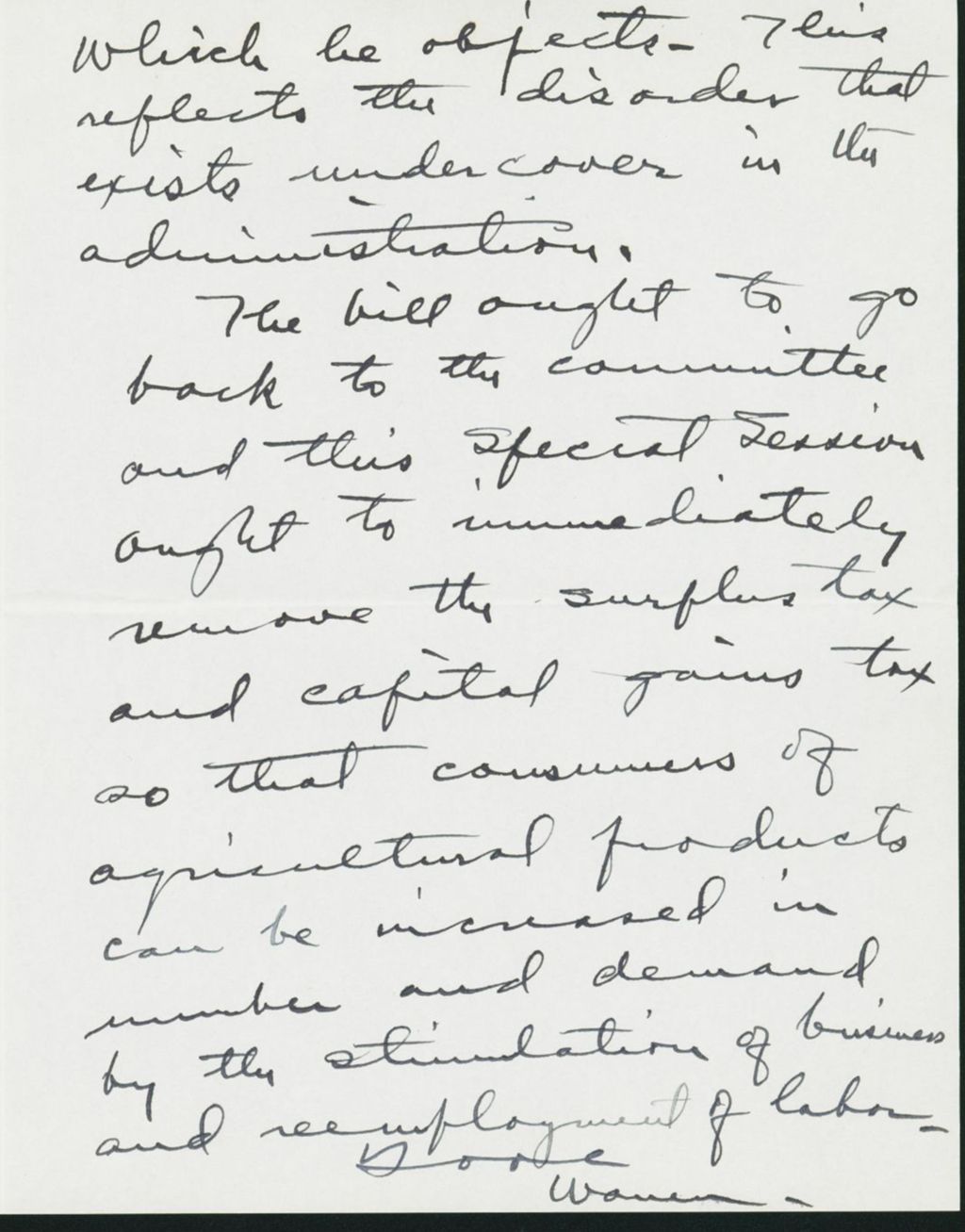 Miniature of Letter to Mrs. C.G. (Ann) Austin, December 2, 1937