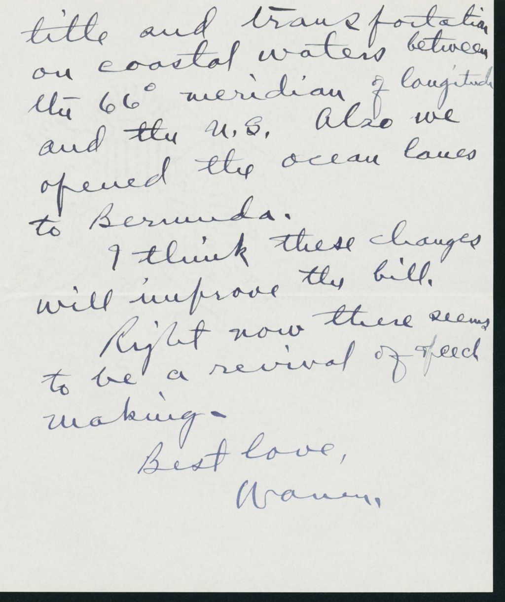 Miniature of Letter to Mrs. C.G. (Ann) Austin, October 25, 1939