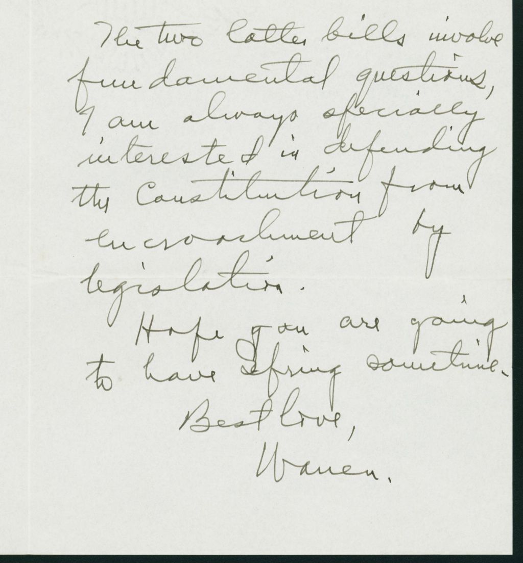 Miniature of Letter to Mrs. C.G. (Ann) Austin, March 18, 1940