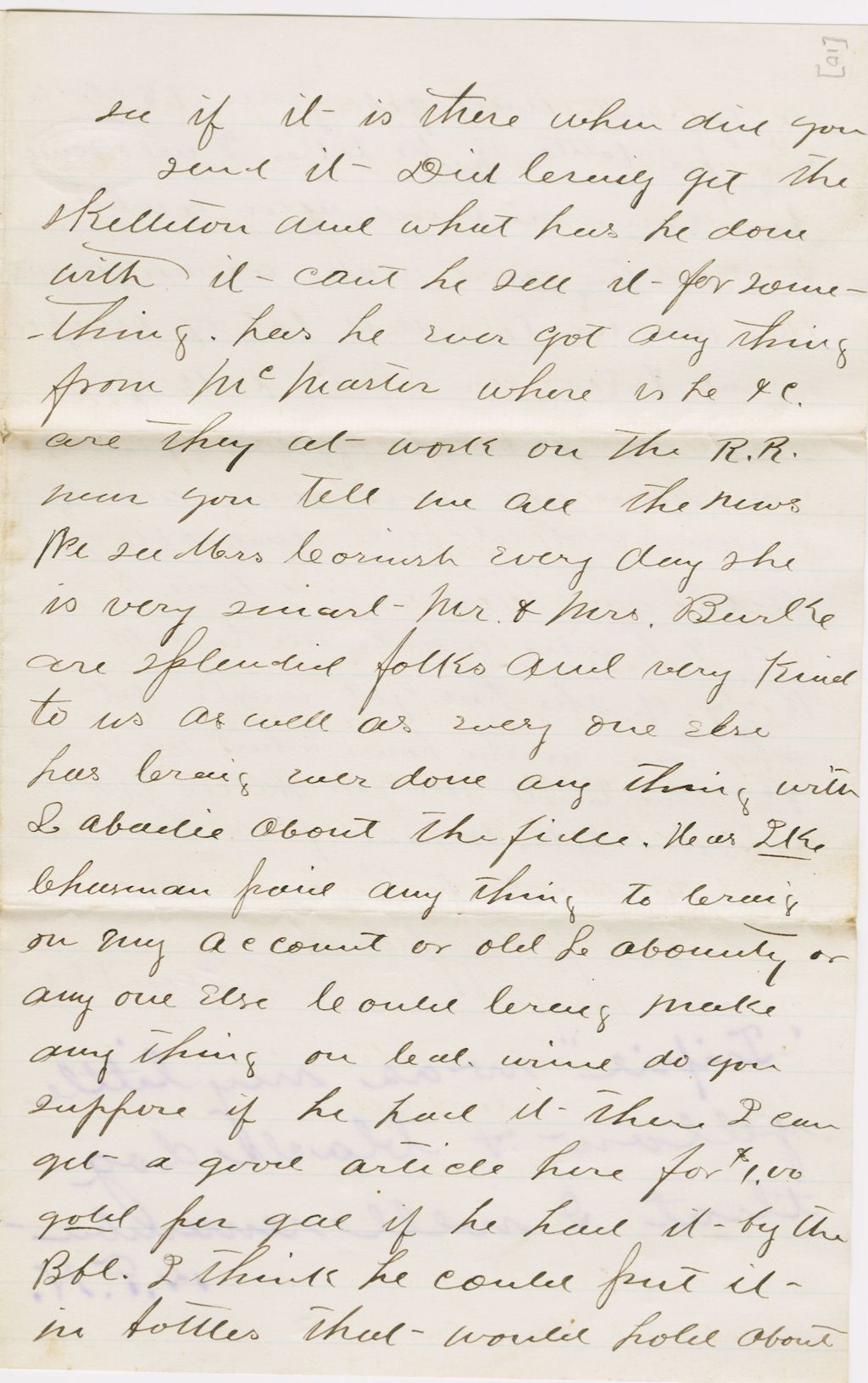 Miniature of Edward C. Smith to Henrietta Fletcher\, 1873 July 23