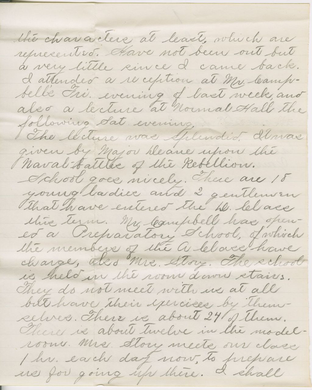 Miniature of Katherine Fletcher to Carrie Fletcher\, 1887 February 19 and Katherine Fletcher to Henrietta Fletcher