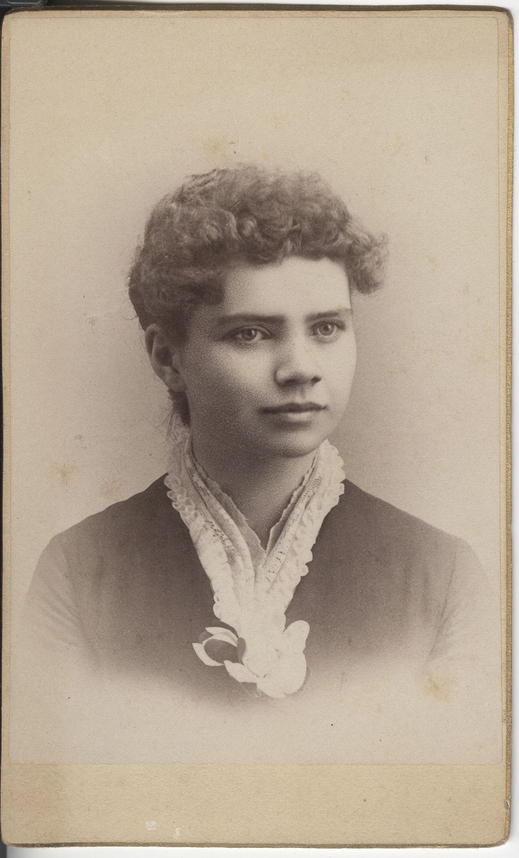 Miniature of Bertha Perham photographic portrait