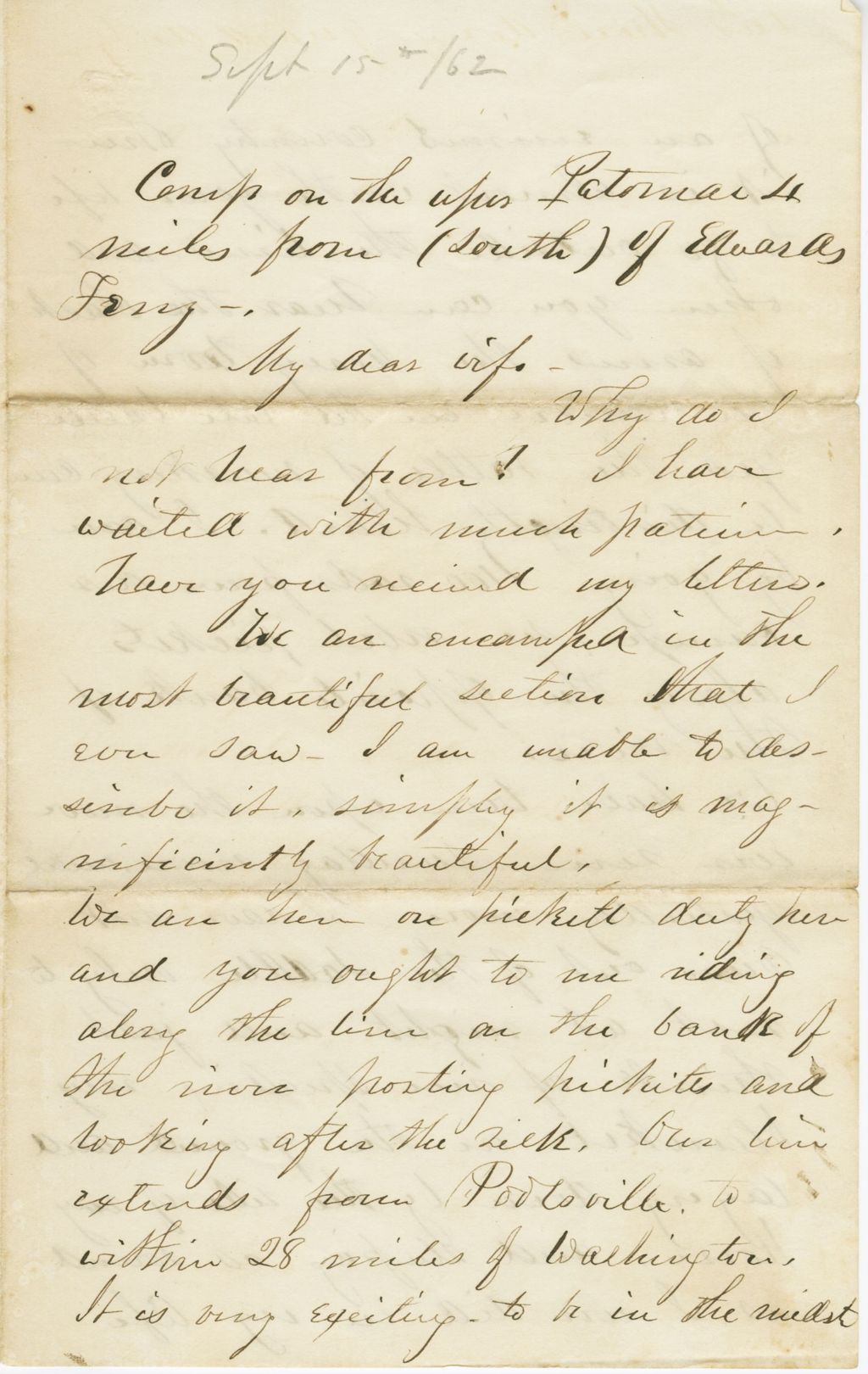 Miniature of Joseph Rutherford to [Hannah Rutherford]