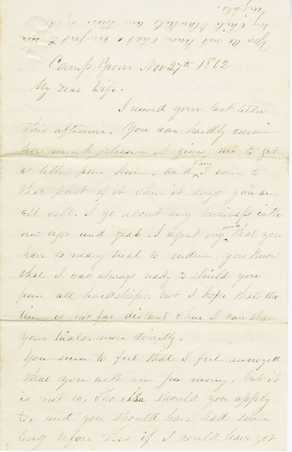 Miniature of Joseph Rutherford to [Hannah Rutherford]