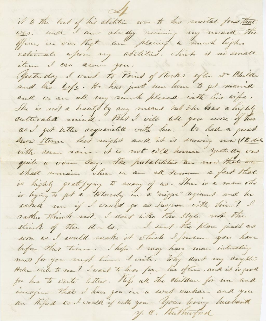 Miniature of Joseph Rutherford to [Hannah Rutherford]