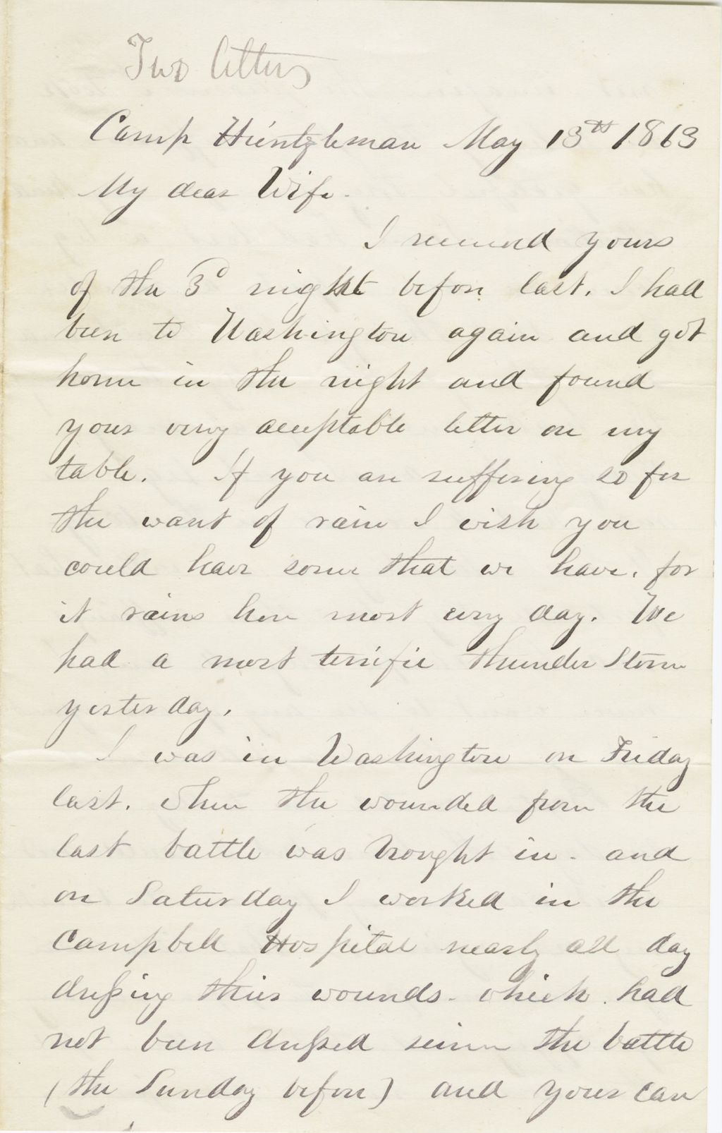 Miniature of Joseph Rutherford to [Hannah Rutherford]