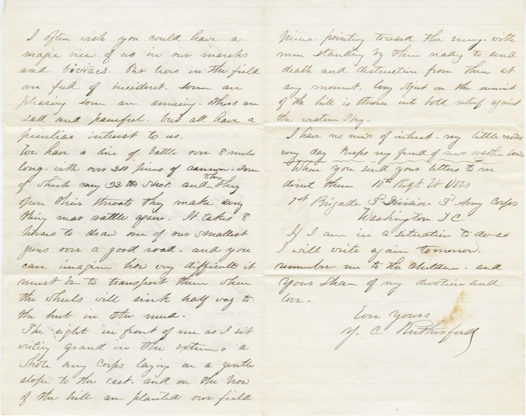 Miniature of Joseph Rutherford to [Hannah Rutherford]