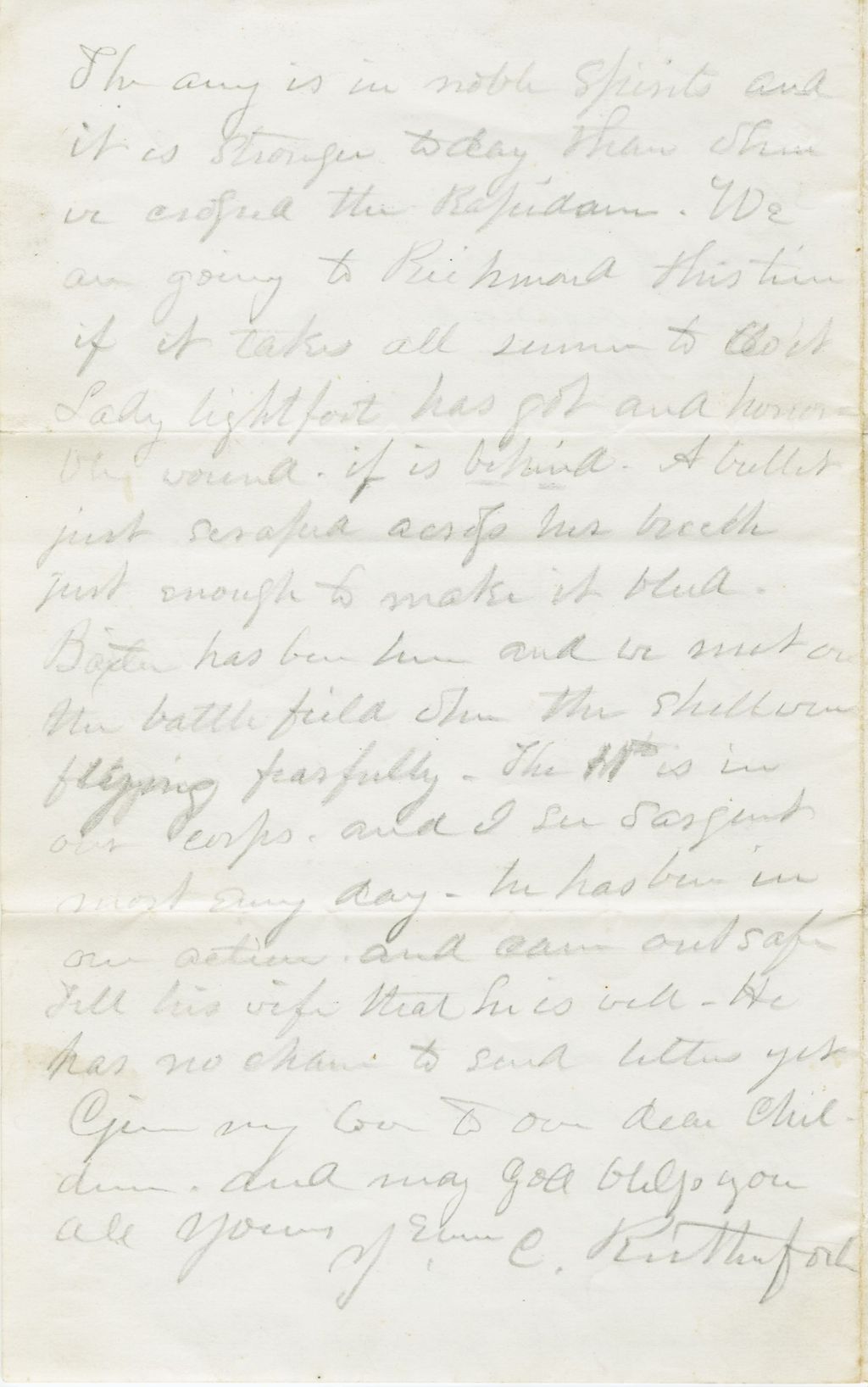 Miniature of Joseph Rutherford to [Hannah Rutherford]