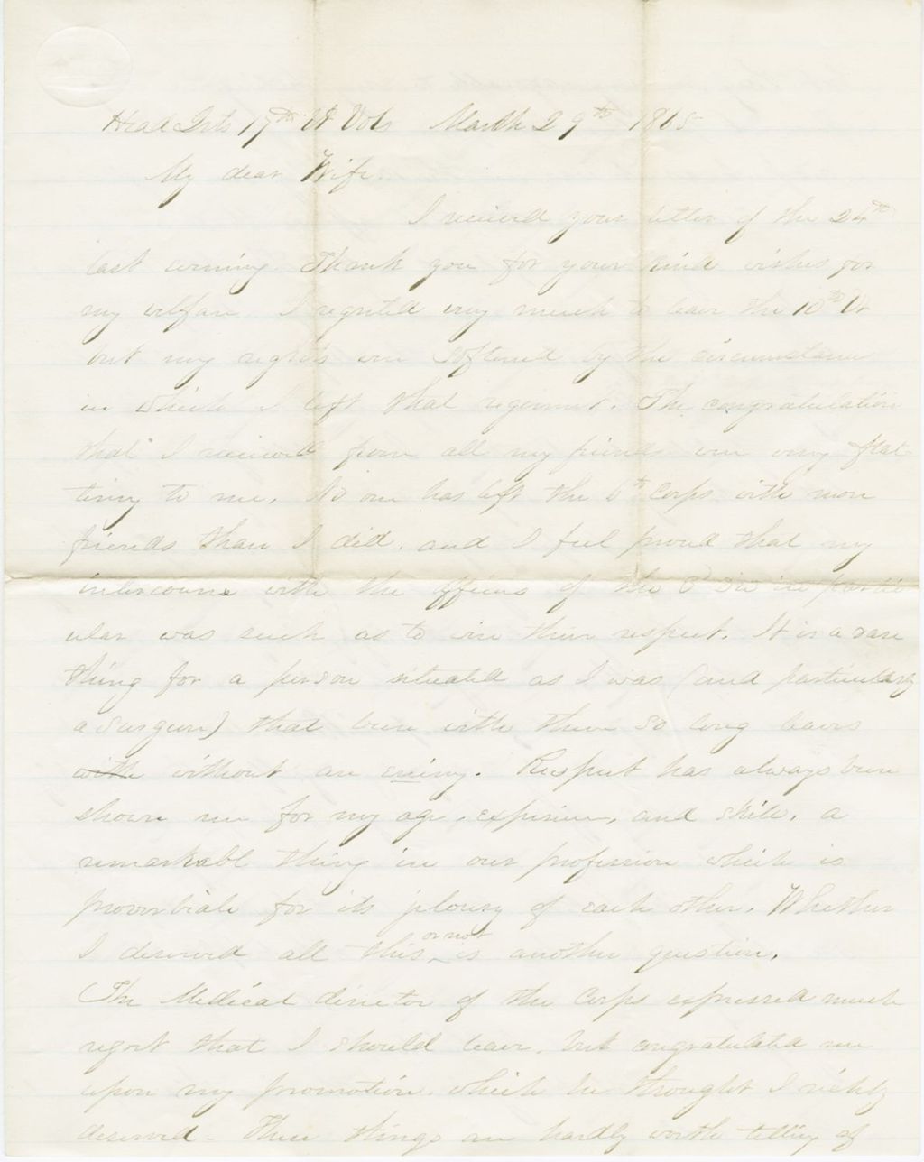 Miniature of Joseph Rutherford to [Hannah Rutherford]