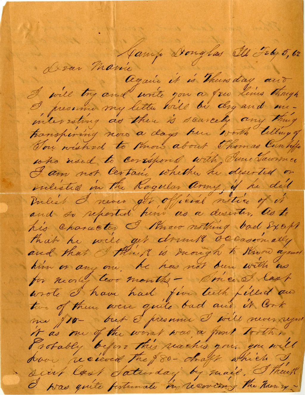Miniature of Valentine G. Barney to Maria Barney