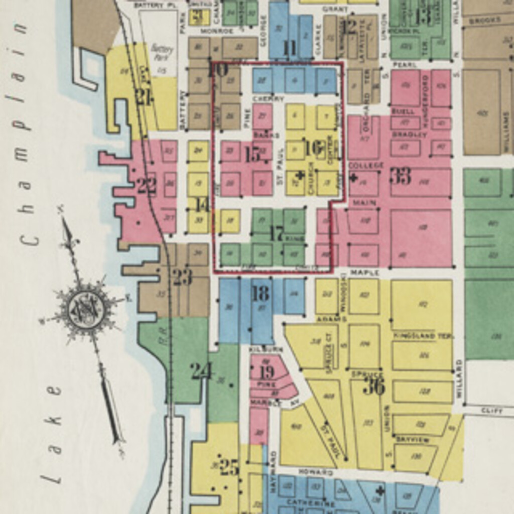 Miniature of Fire Insurance Maps of Burlington, Vermont, 1889