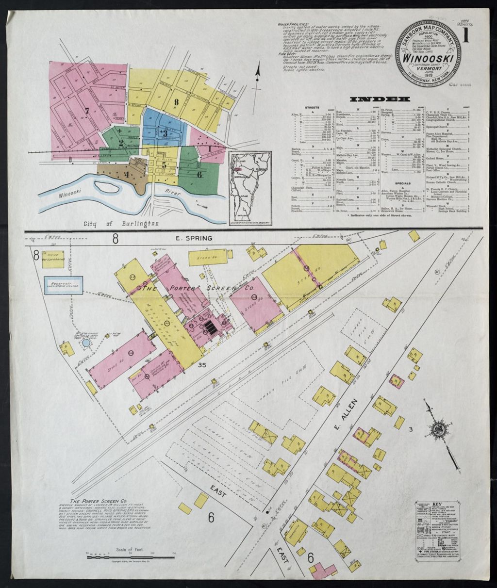 Miniature of Winooski 1919, sheet 01