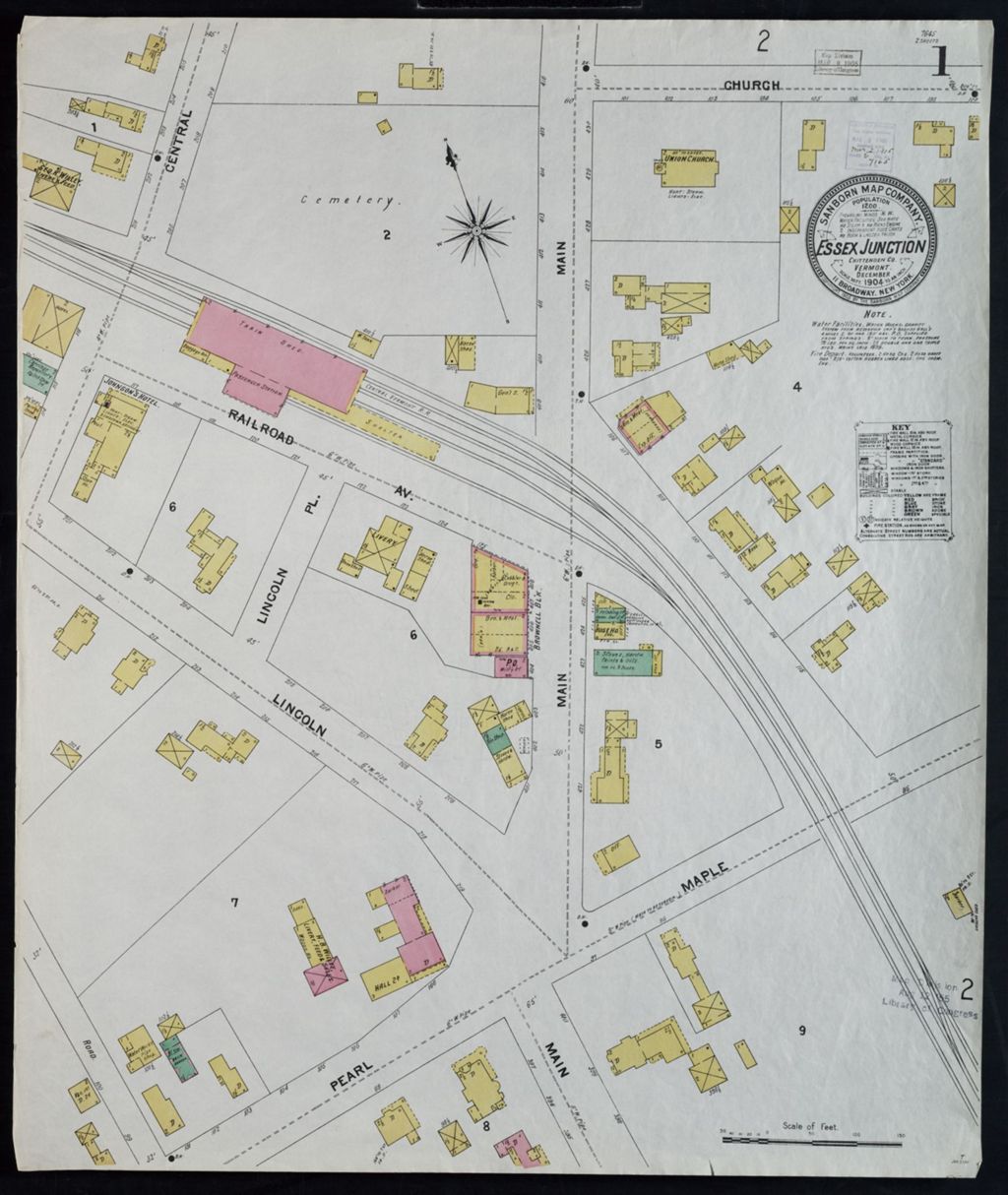 Miniature of Essex Junction 1904, sheet 01