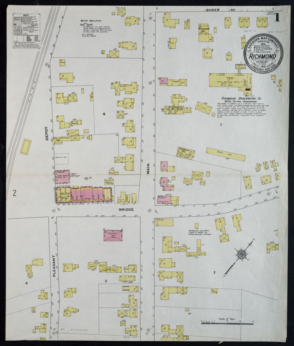 Miniature of Richmond 1910, sheet 01