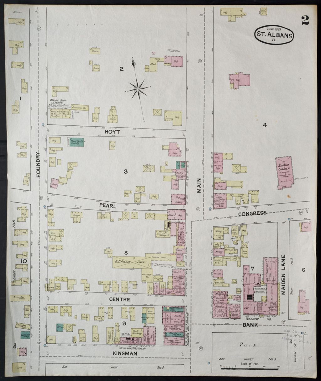 Miniature of Saint Albans 1889, sheet 02