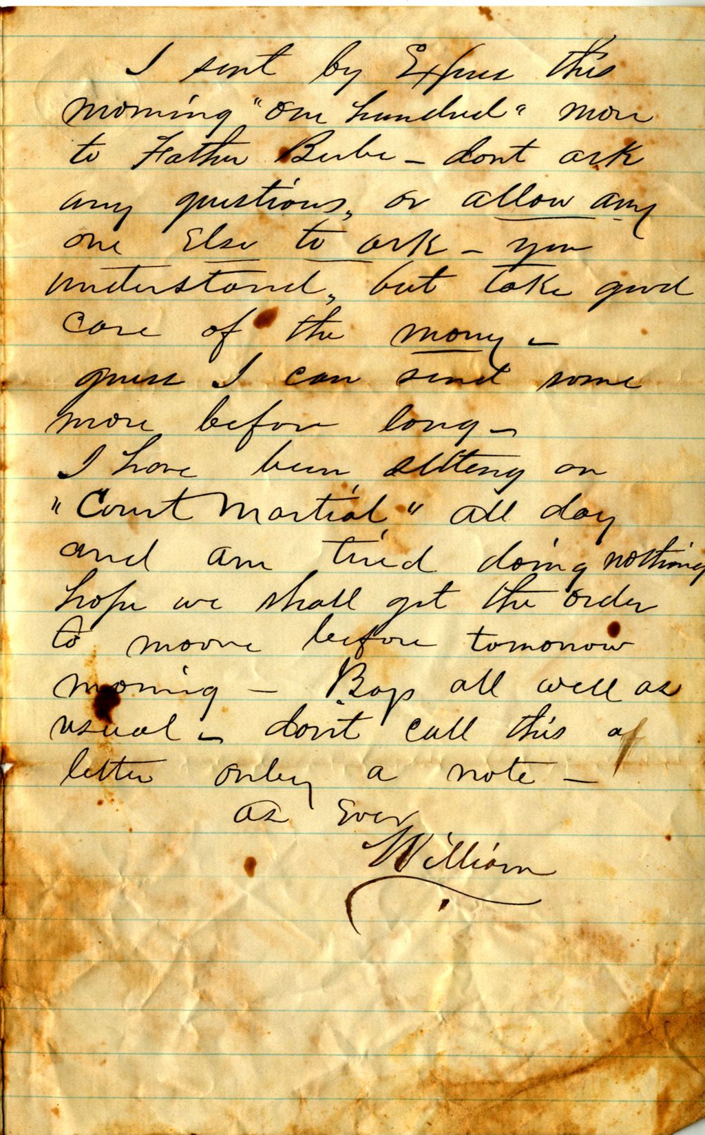 Miniature of William Wirt Henry to Mary Jane Henry