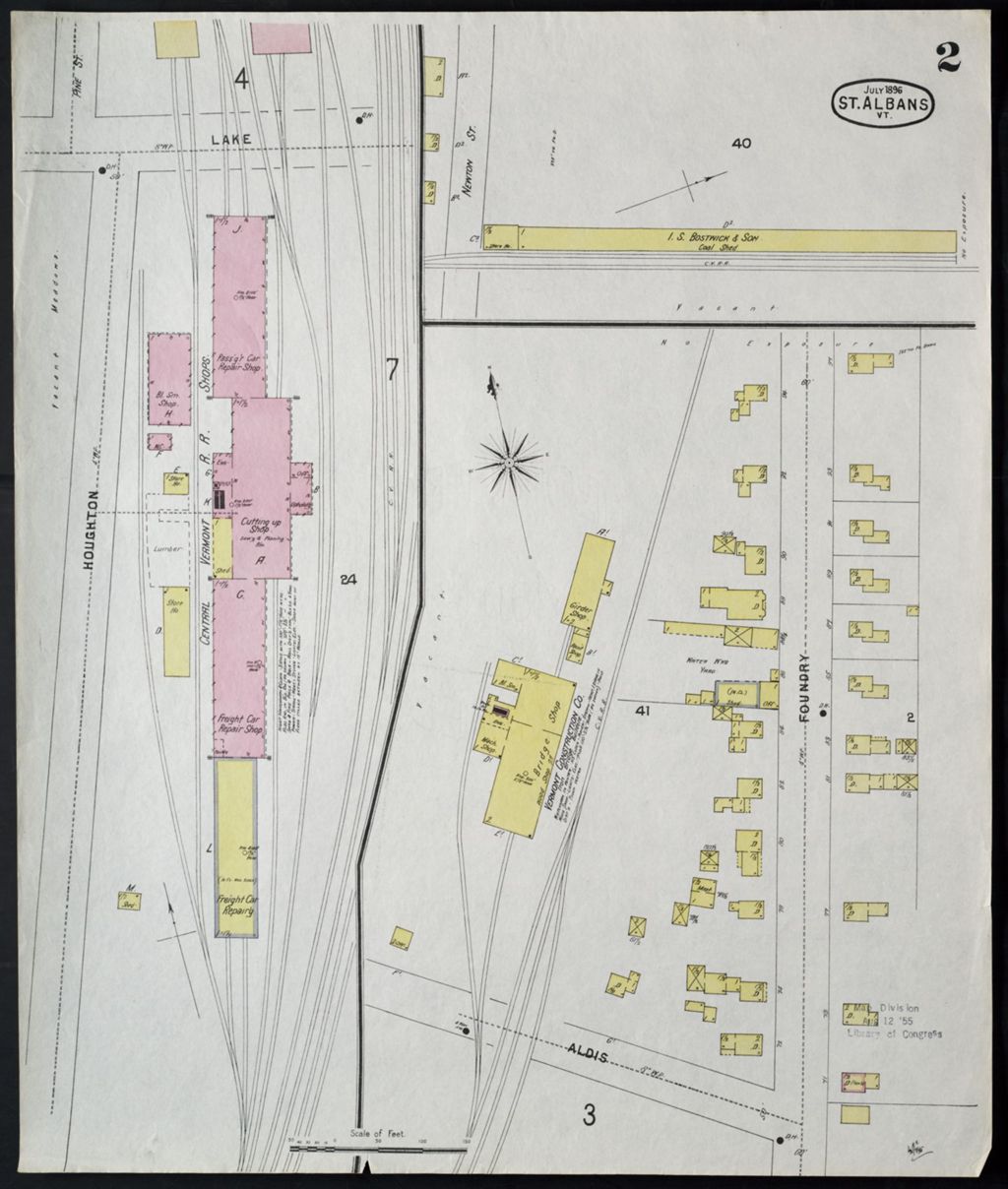 Miniature of Saint Albans 1896, sheet 02