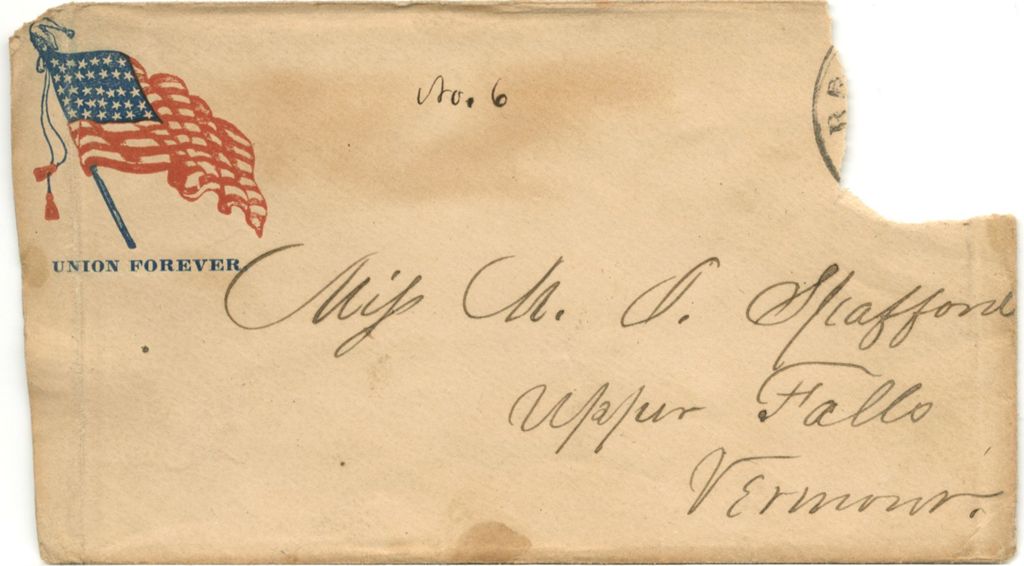 Miniature of Joseph Spafford to Mary Jane Spafford