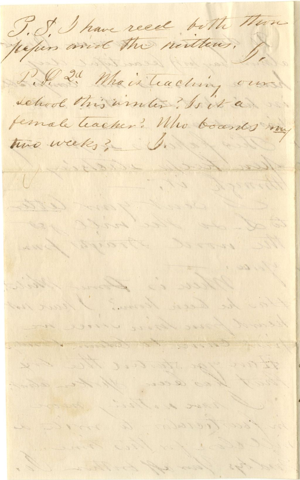 Miniature of Joseph Spafford to Mary Jane Spafford