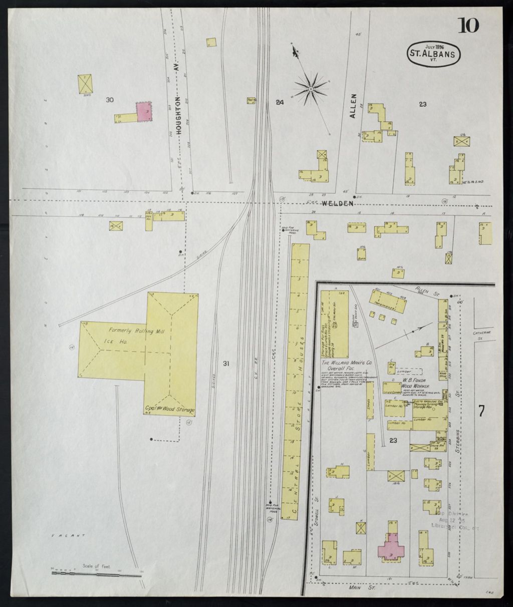 Miniature of Saint Albans 1896, sheet 10