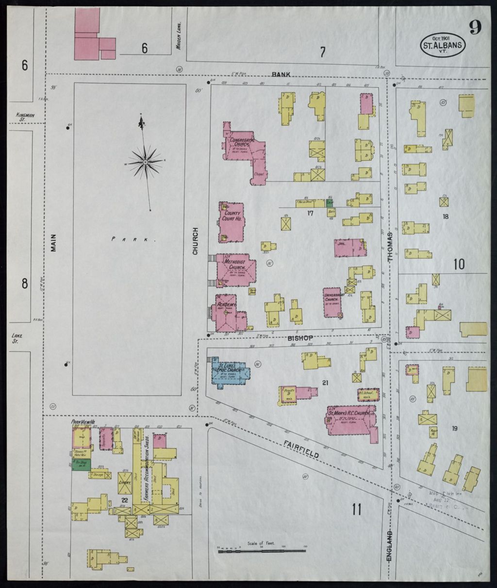 Miniature of Saint Albans 1901, sheet 09