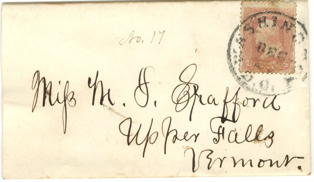 Miniature of Joseph Spafford to Mary Jane Spafford