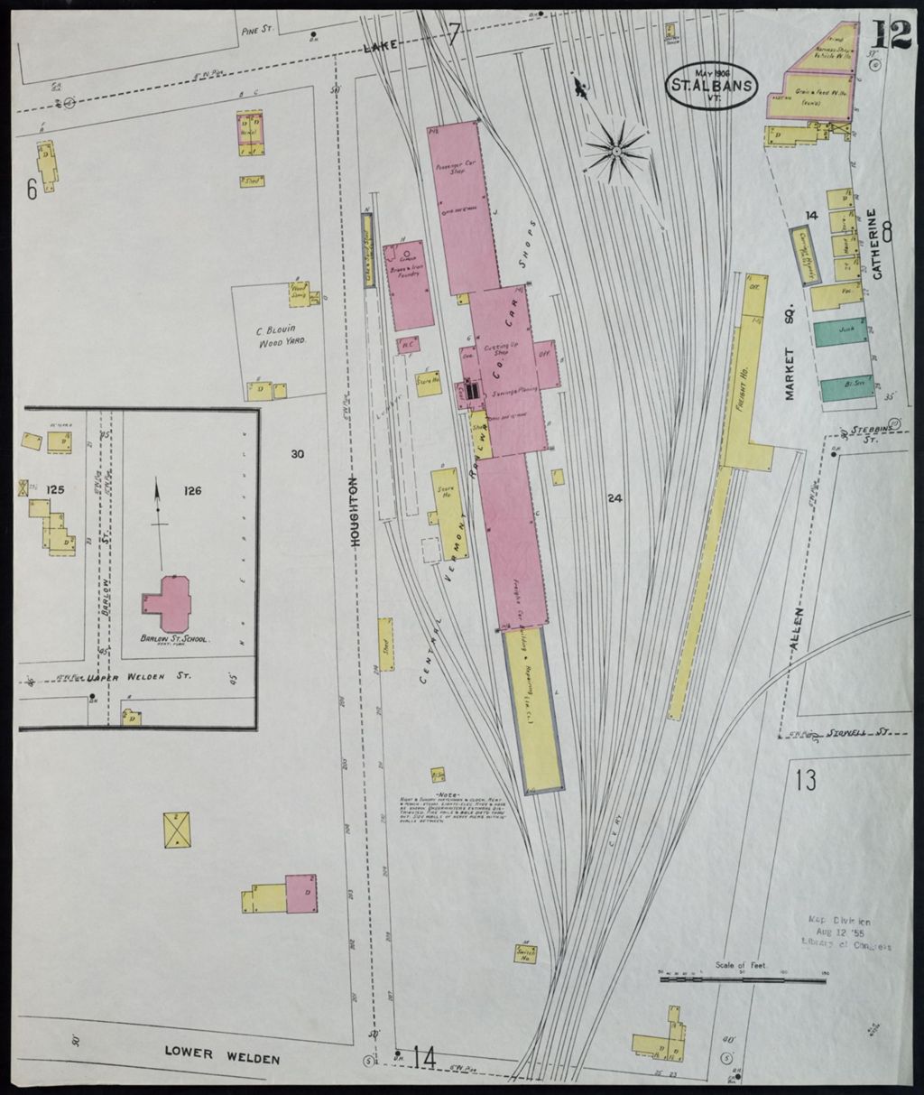 Miniature of Saint Albans 1906, sheet 12