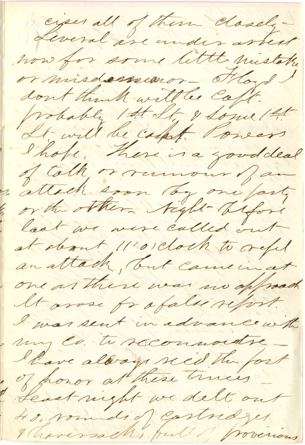 Miniature of Wheelock G. Veazey to Julia A. Veazey