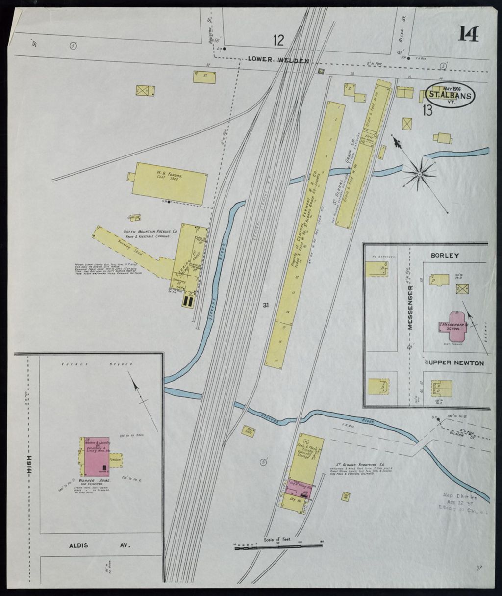 Miniature of Saint Albans 1906, sheet 14