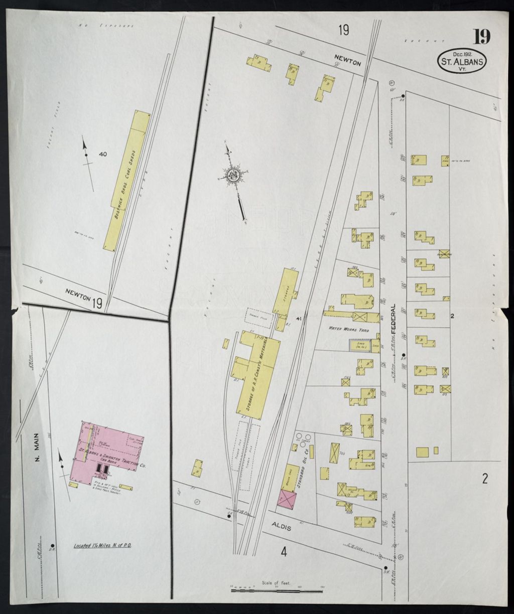 Miniature of Saint Albans 1912, sheet 19