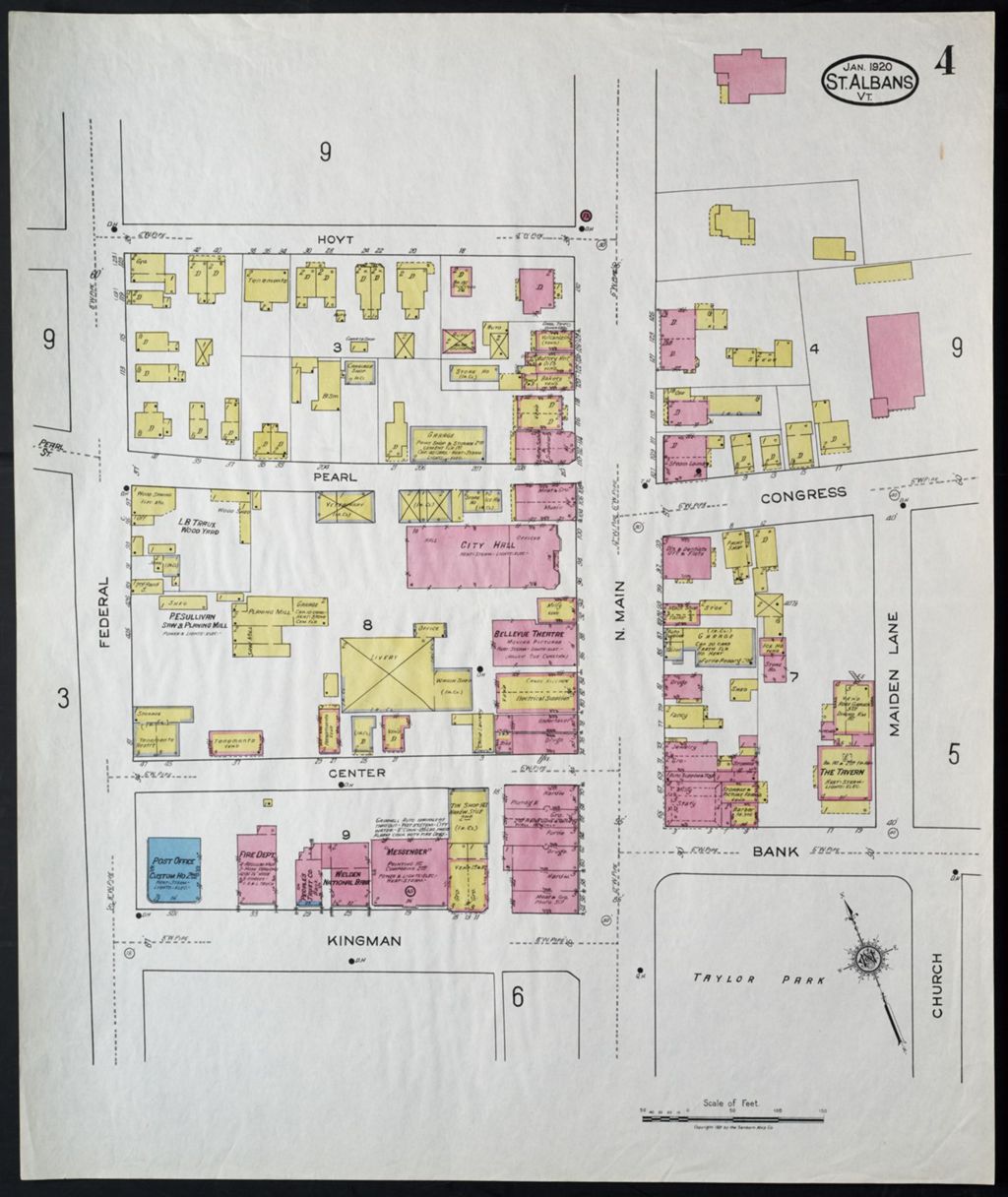 Miniature of Saint Albans 1920, sheet 04