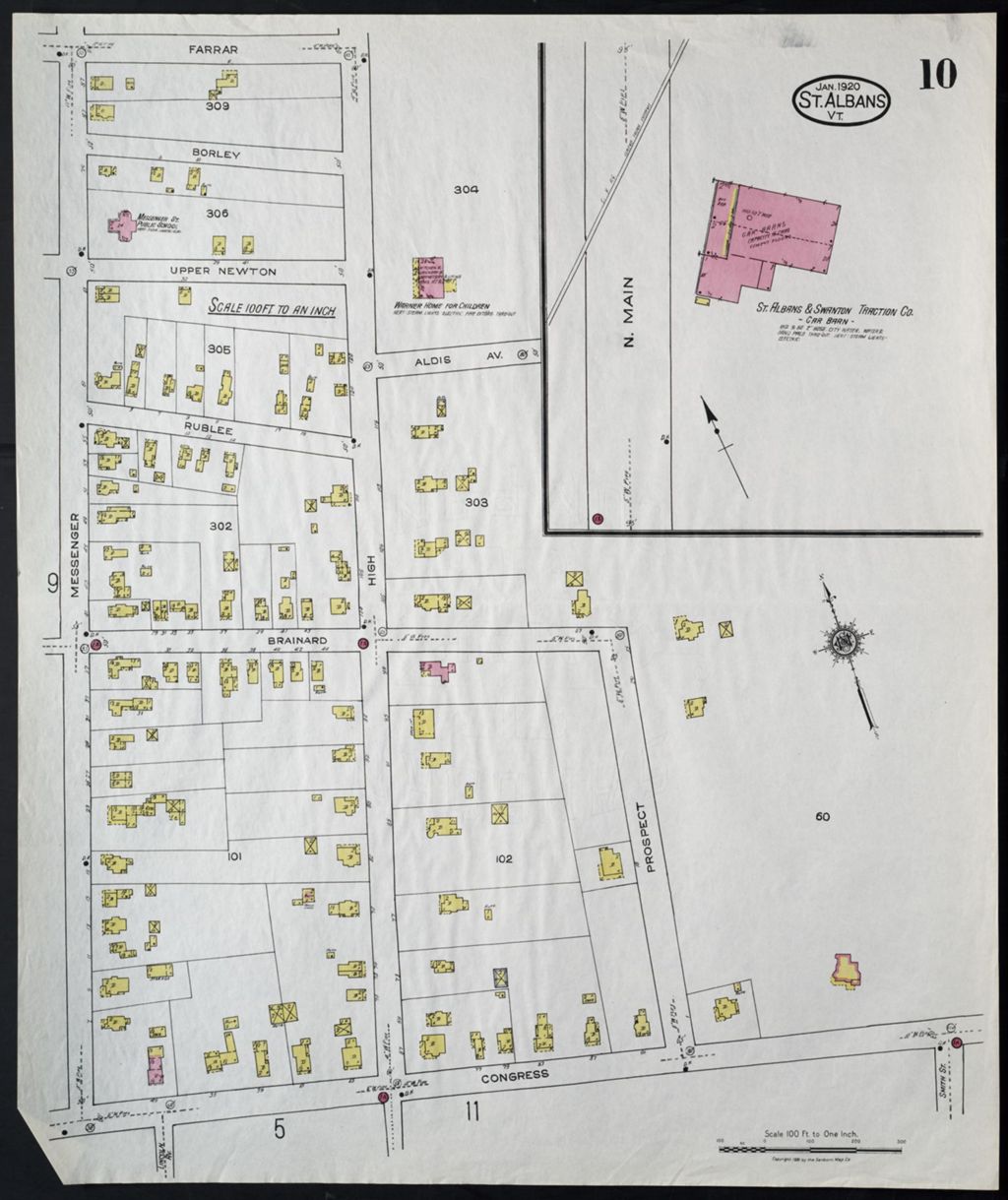 Miniature of Saint Albans 1920, sheet 10