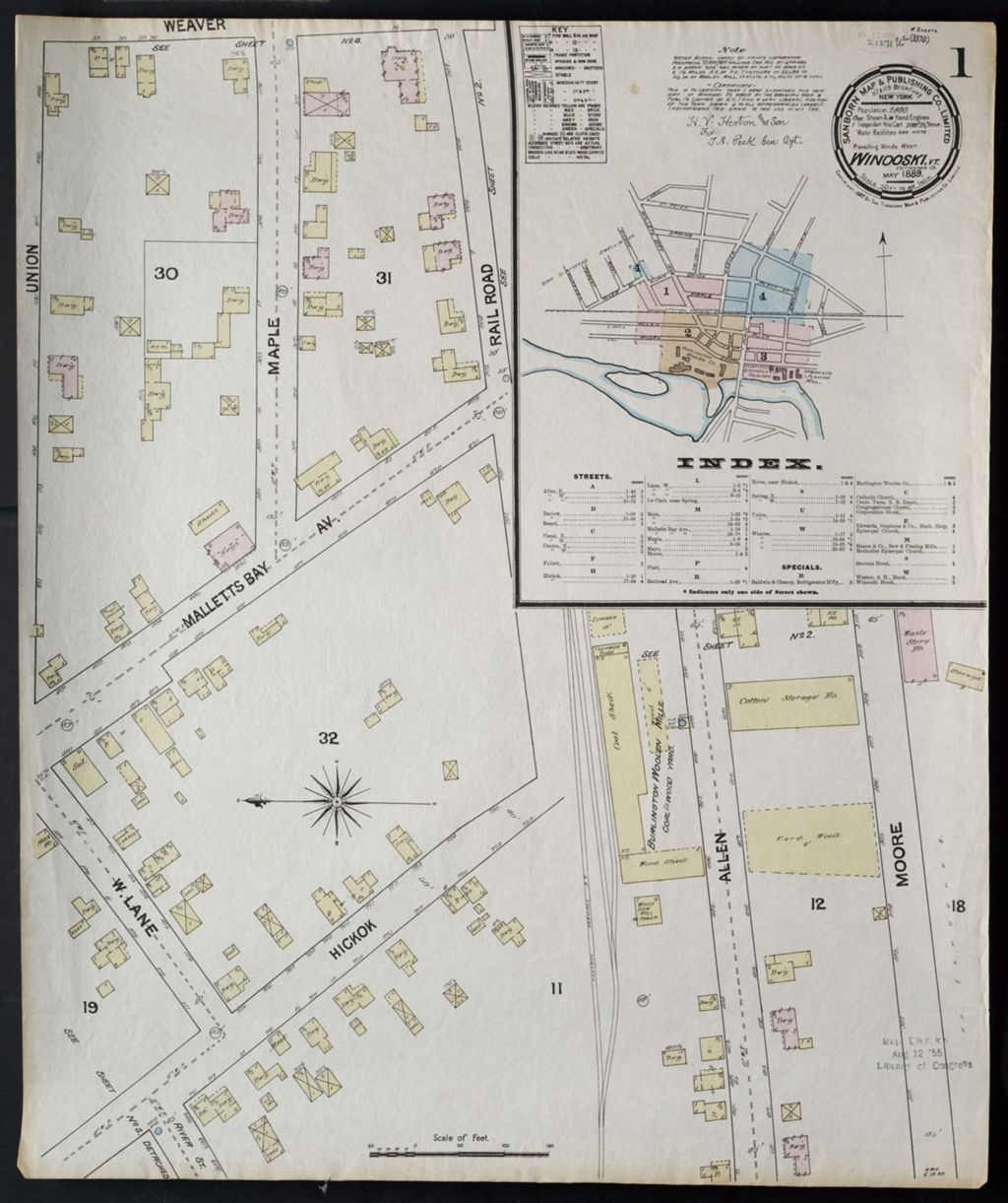 Miniature of Winooski 1889, sheet 01