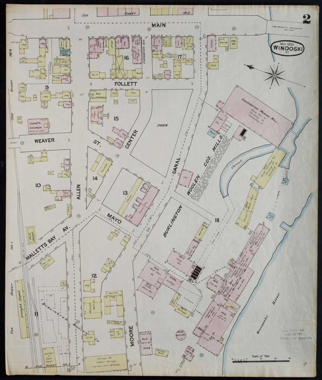 Miniature of Winooski 1889, sheet 02