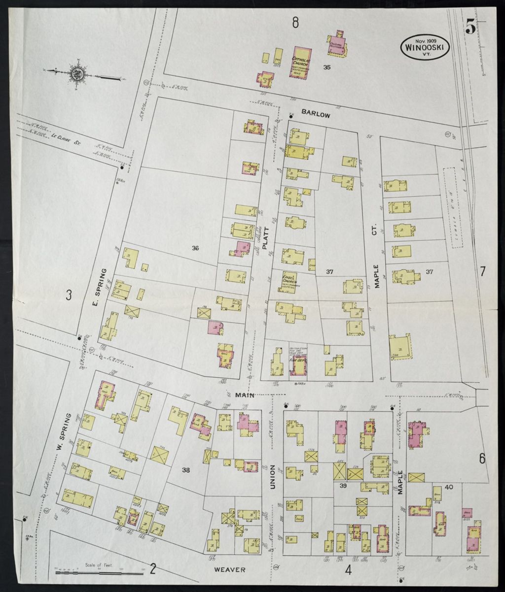 Miniature of Winooski 1909, sheet 05