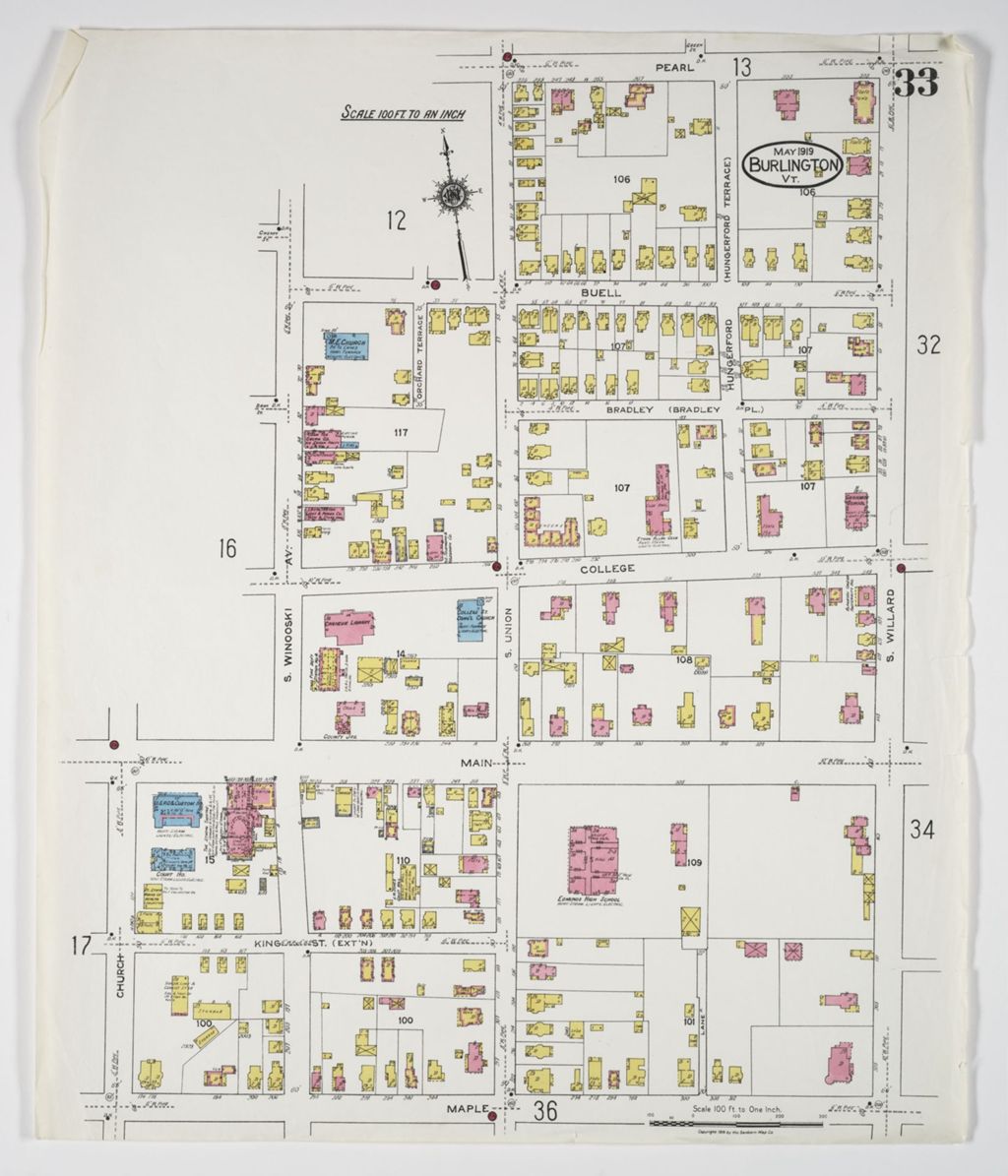 Miniature of Burlington 1919, sheet 33