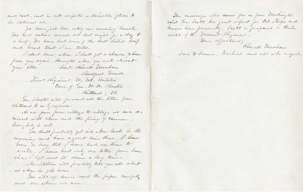 Miniature of Roswell Farnham to Mary [Farnham]