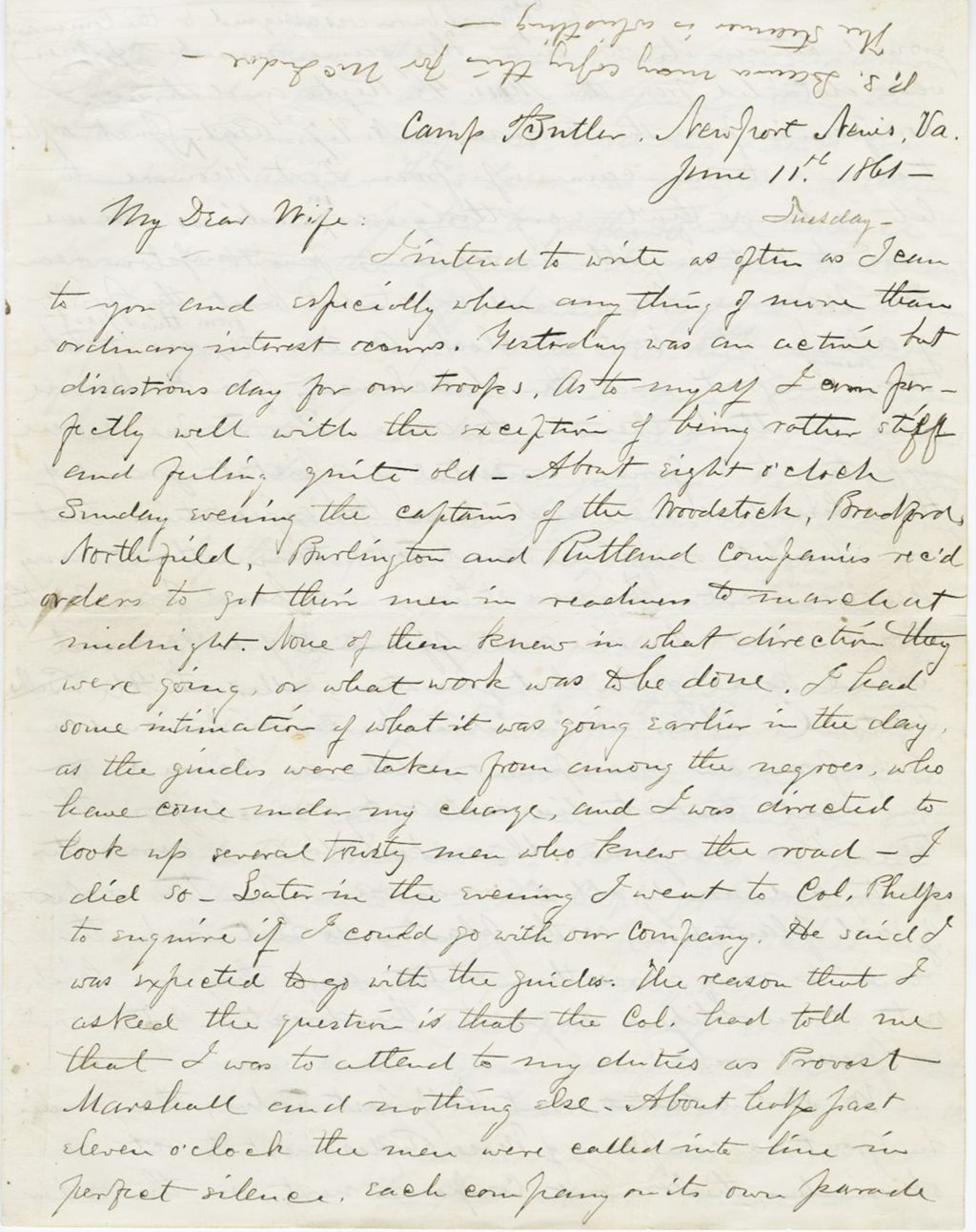 Miniature of Roswell Farnham to [Mary Farnham]