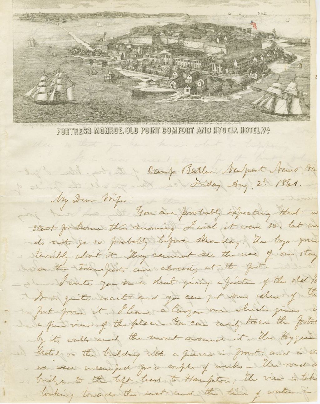 Miniature of Roswell Farnham to [Mary Farnham]