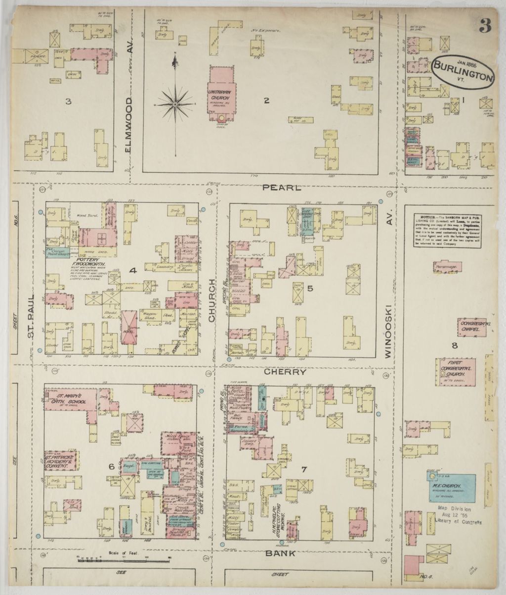 Miniature of Burlington 1885, sheet 03